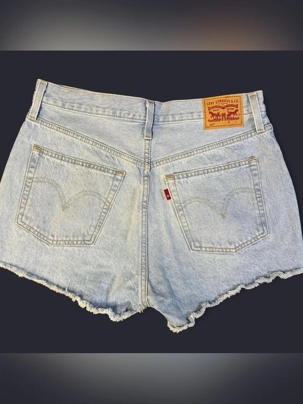LEVIS 501 Denim Shorts, Size W31